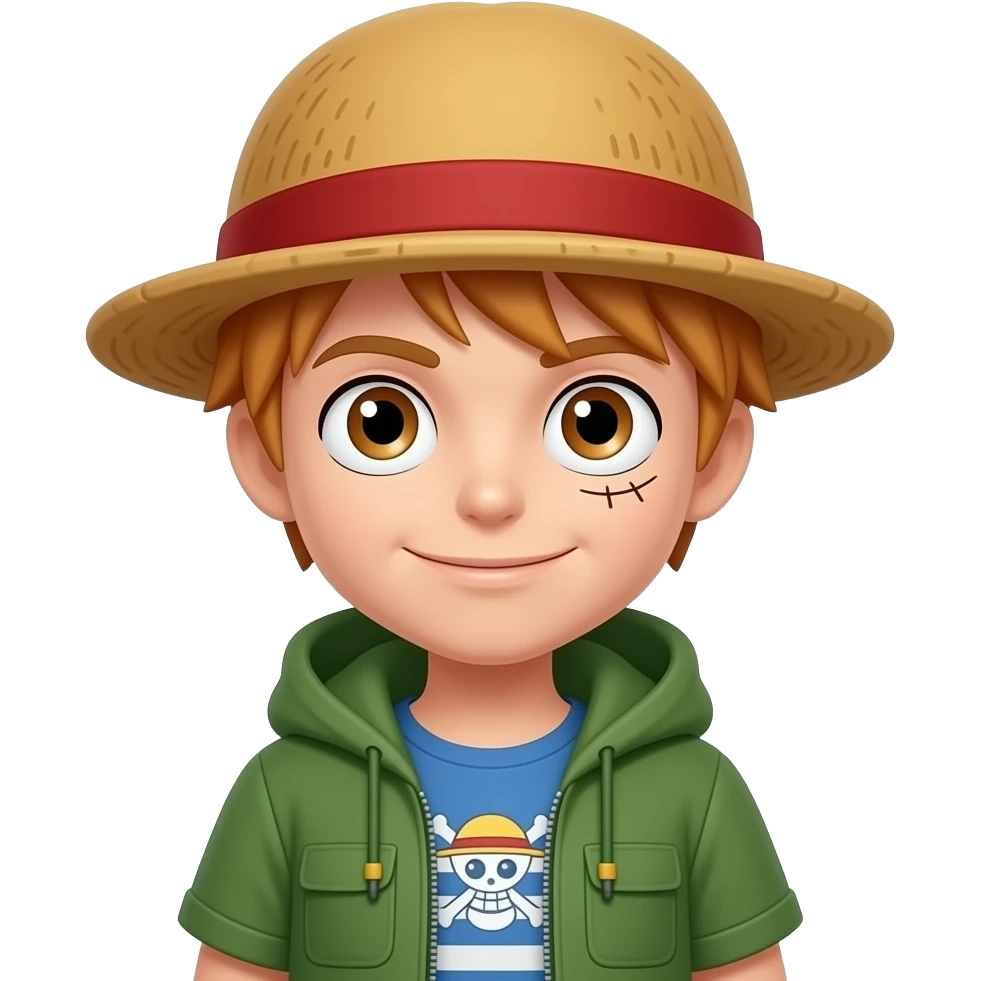 Make Robin from one piece emoji