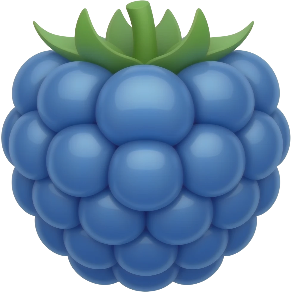 BLUE RASPBERRY emoji