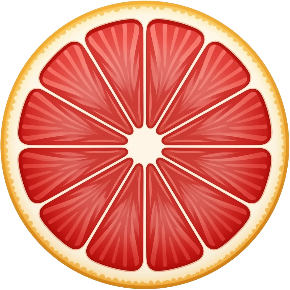 Grapefruit emoji