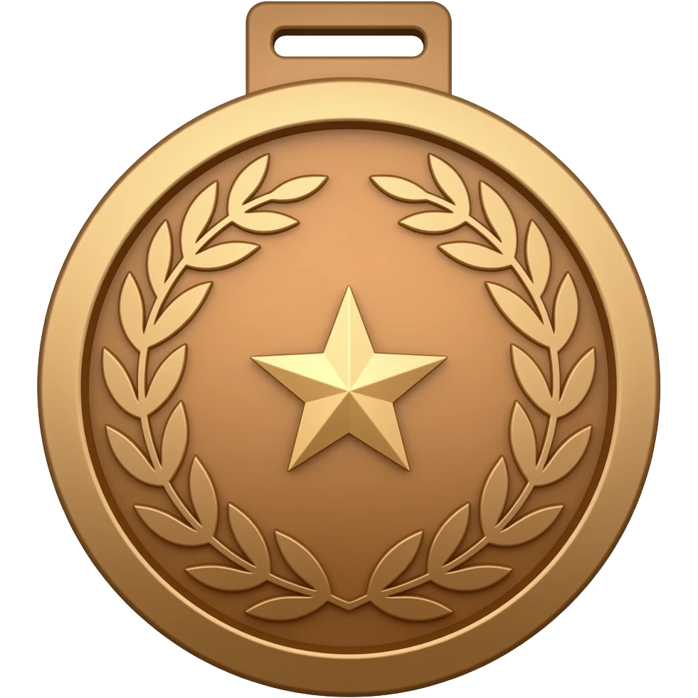 bronze medal emoji