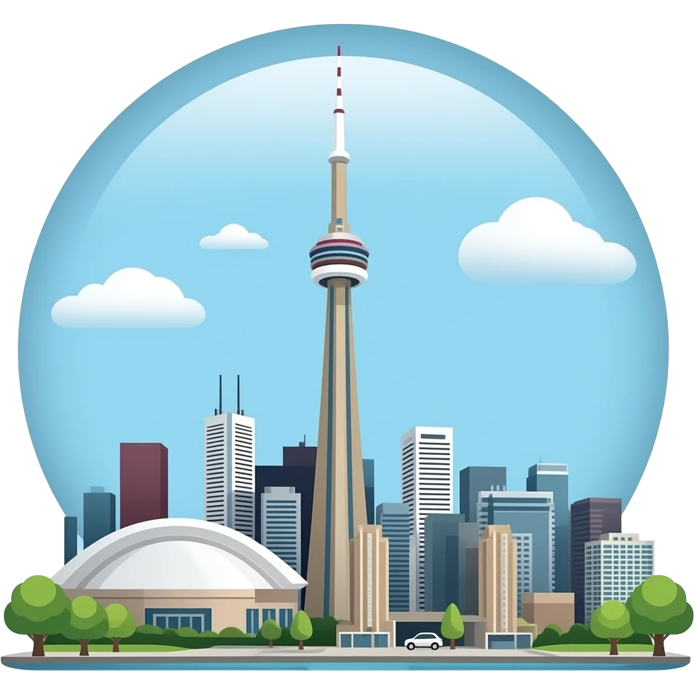 Cn tower emoji small size for insta bio emoji
