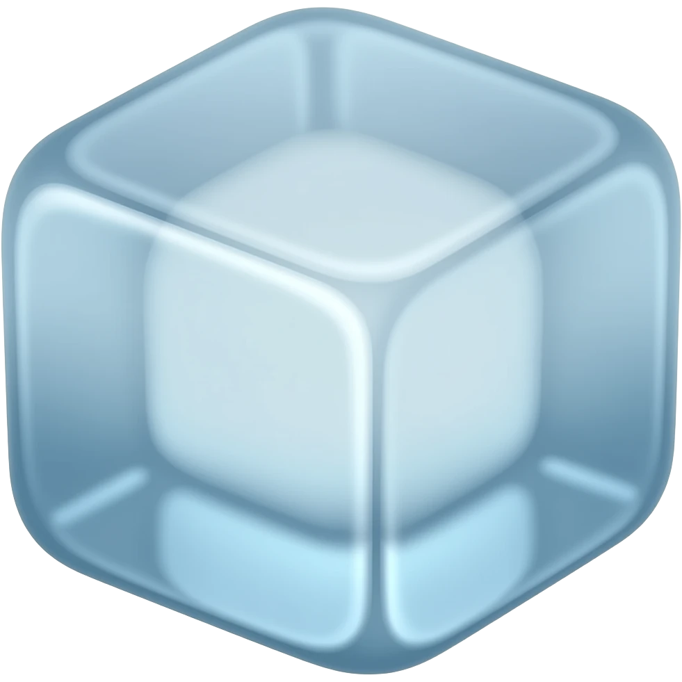 Ice cube emoji