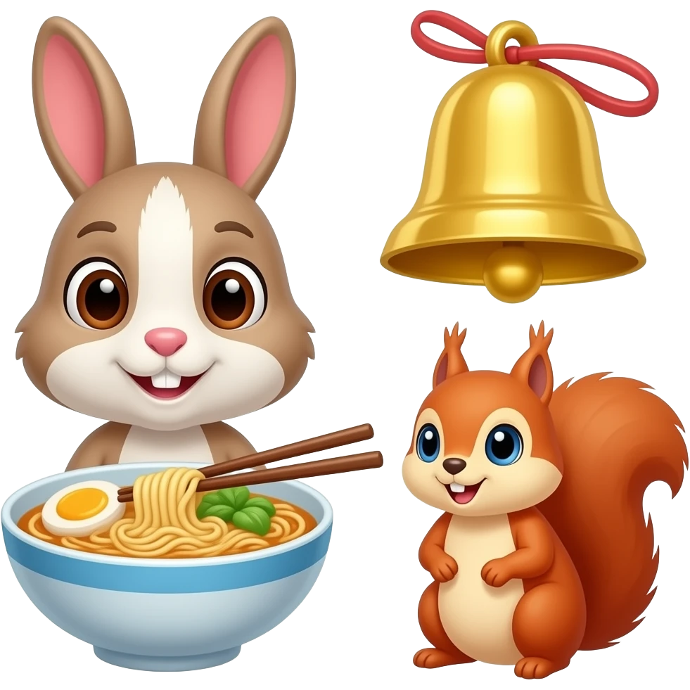 🐇🛎🐿🍜 emoji
