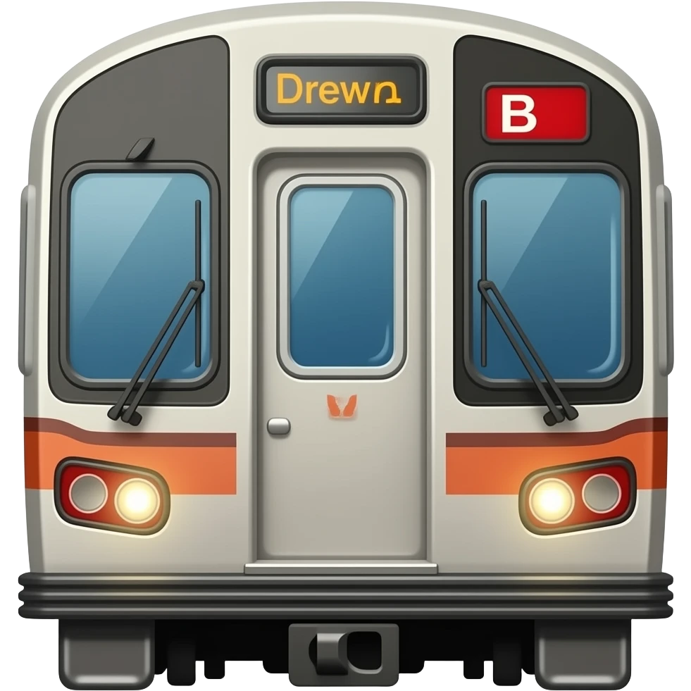 subway train emoji