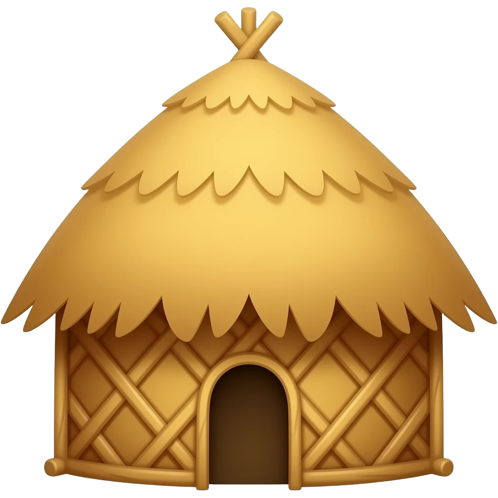 nipa hut emoji