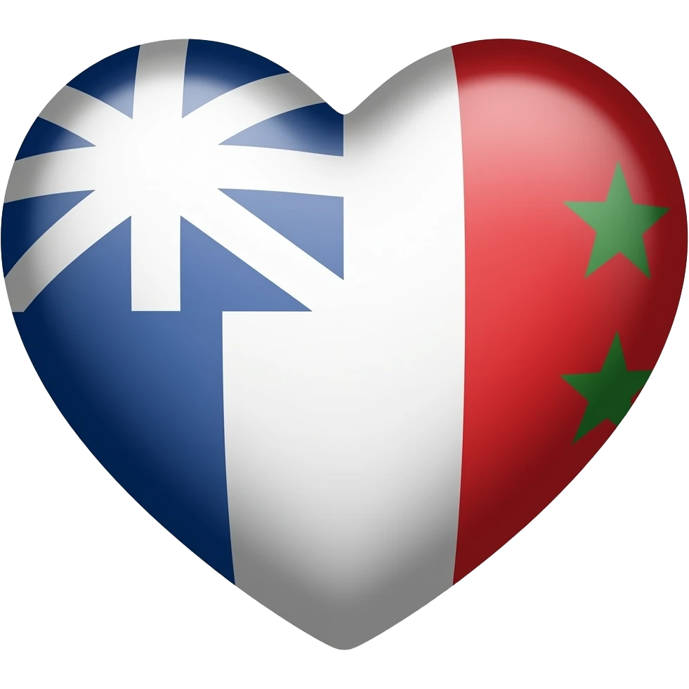 peux tu me faire l'emoji de la vendee avec le coeur vendeen emoji
