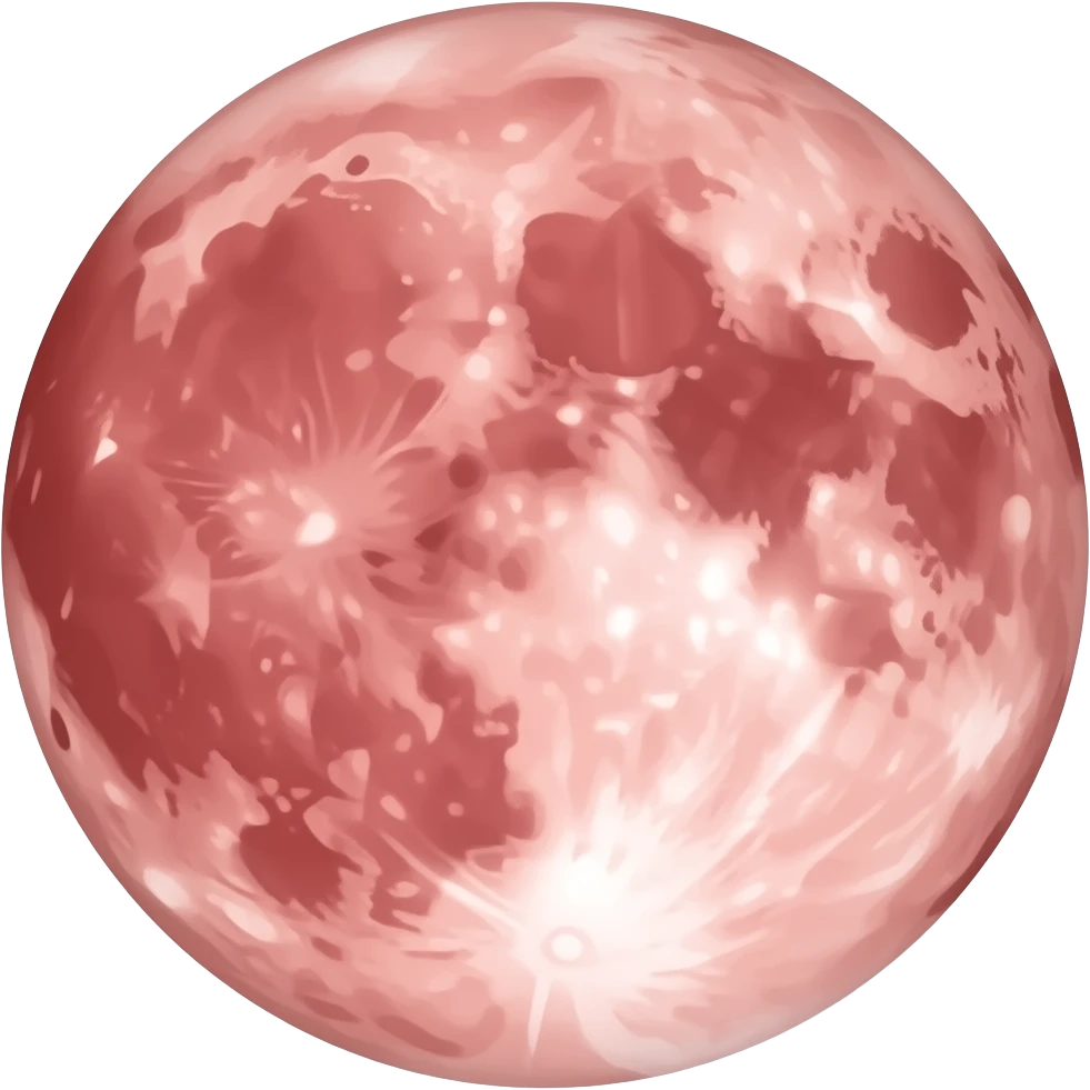 Red moon like this🌙 emoji