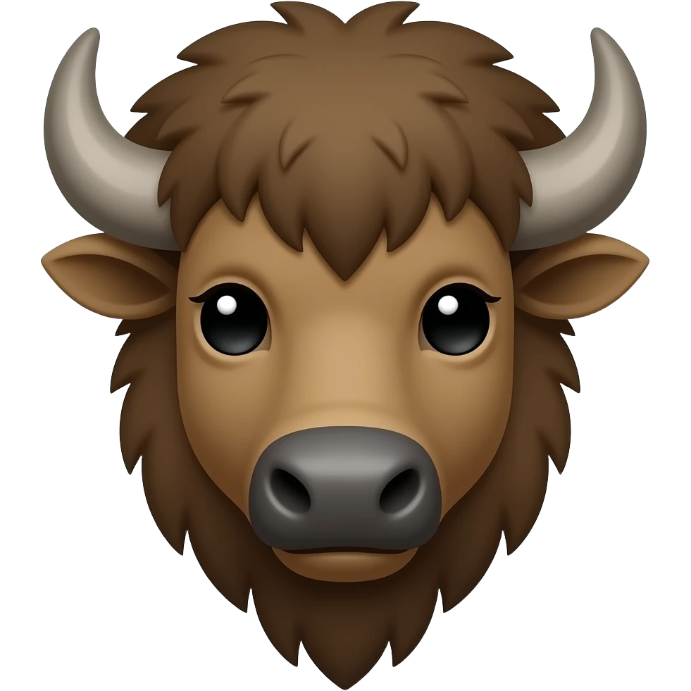 Bison Face emoji