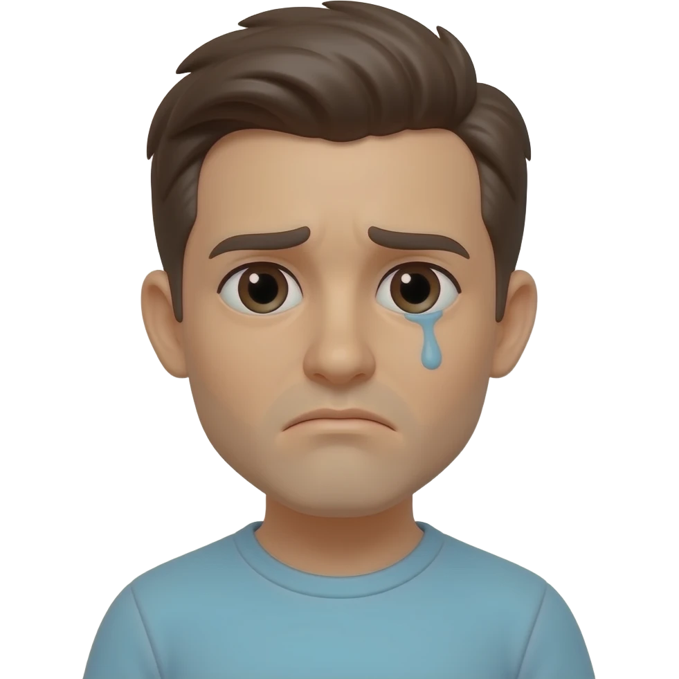 грустное лицо emoji