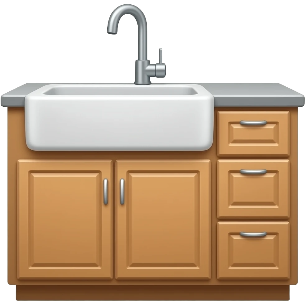 kitchensink with cuboard underneath emoji