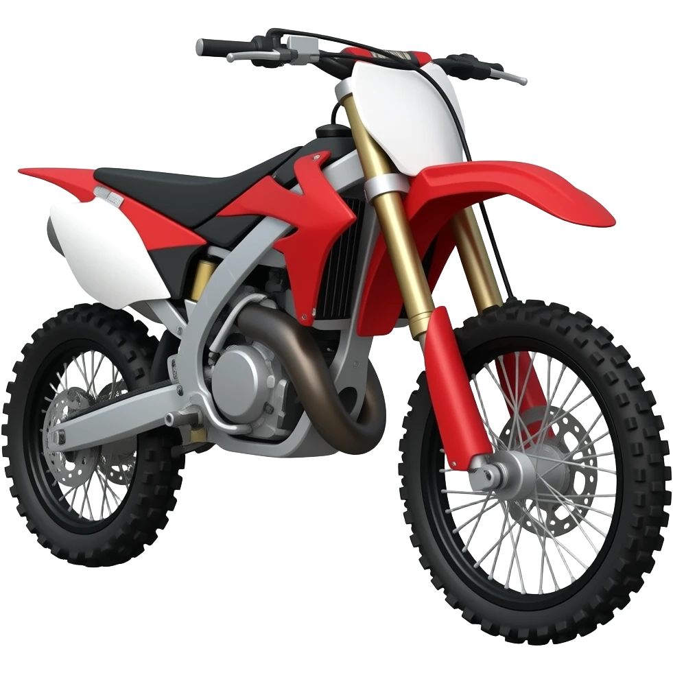 Red Dirt bike emoji