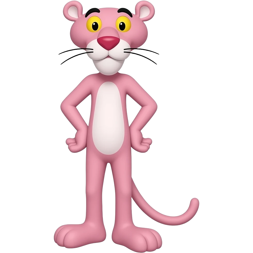 Pantera rosa emoji
