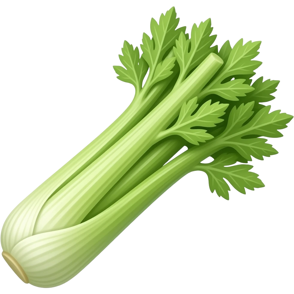realistic celery emoji