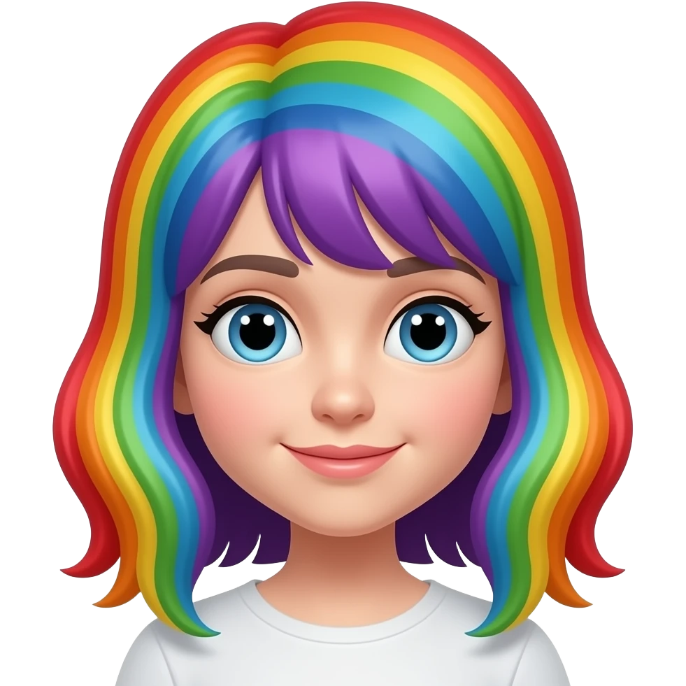 color girl emoji