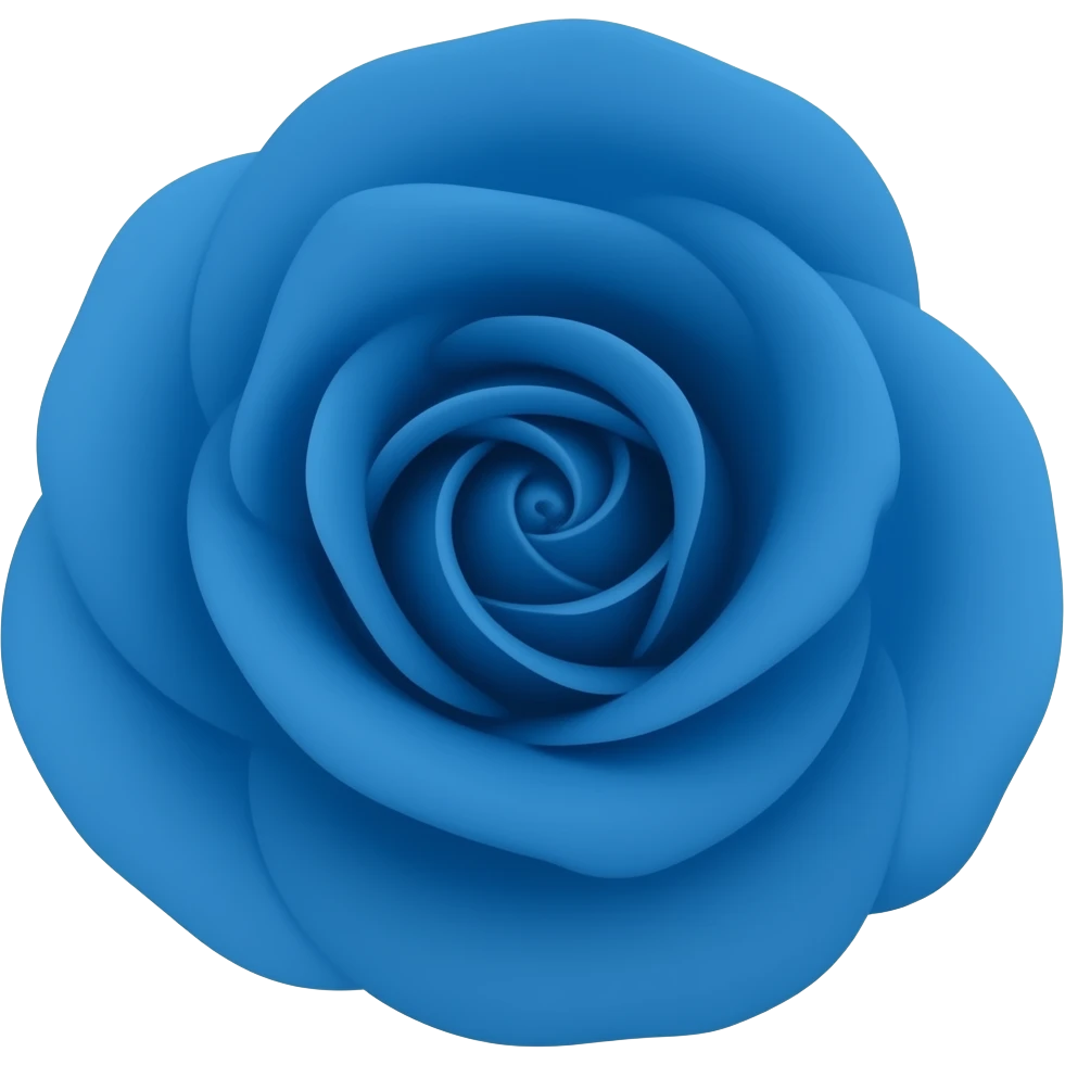 blue Rose emoji