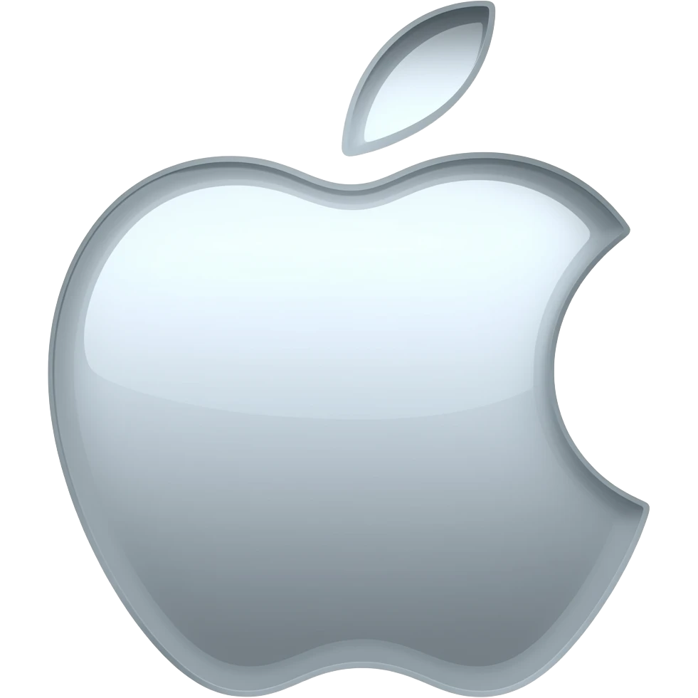iPhone with Apple logo emoji