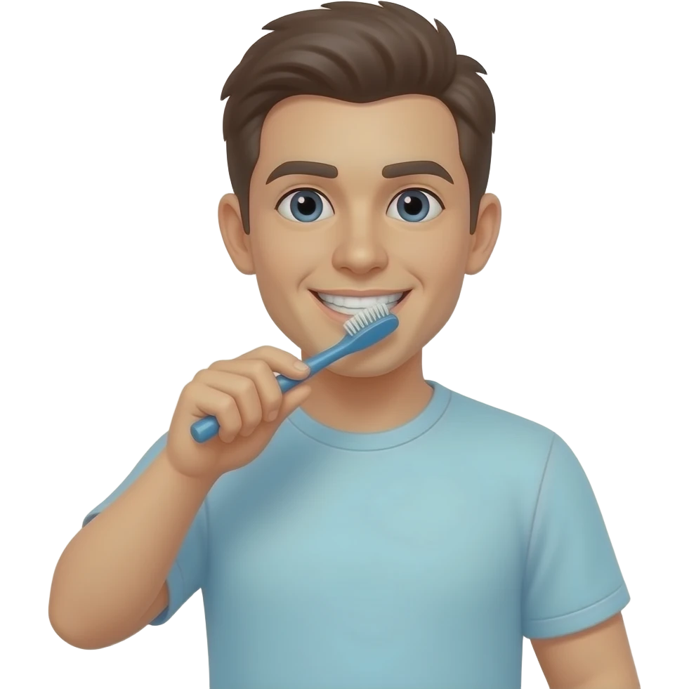 emoji limpiar diente emoji