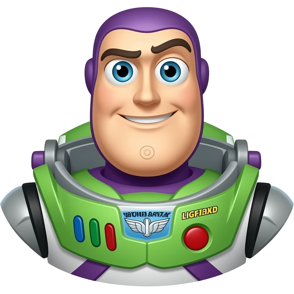 A Buzz Lightyear emoji