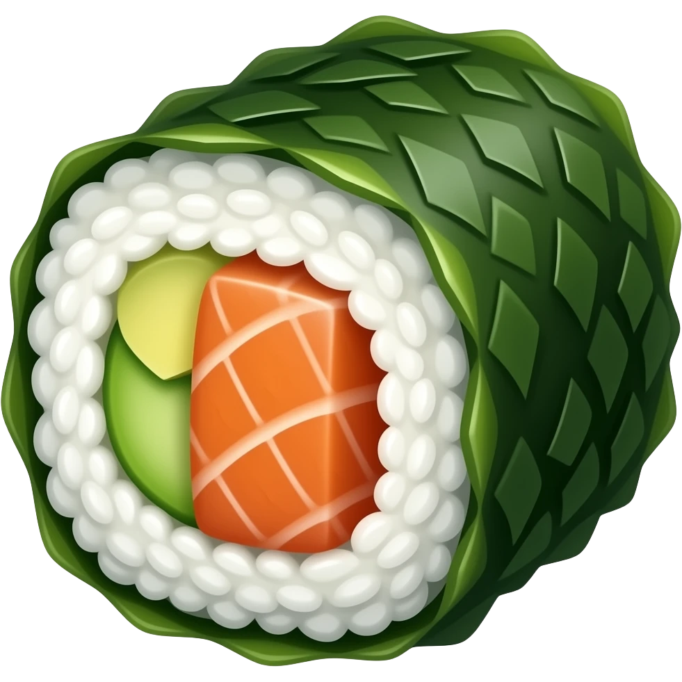 Sushi roll emoji