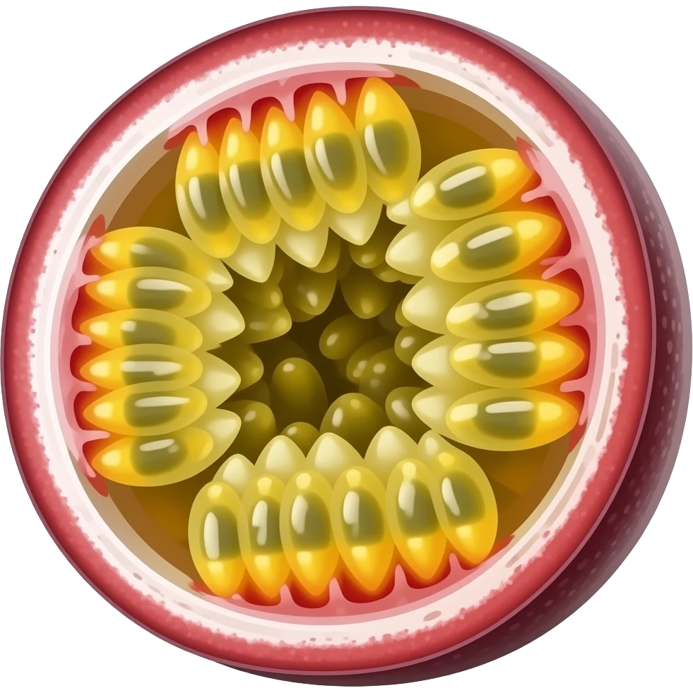 Passion fruit emoji