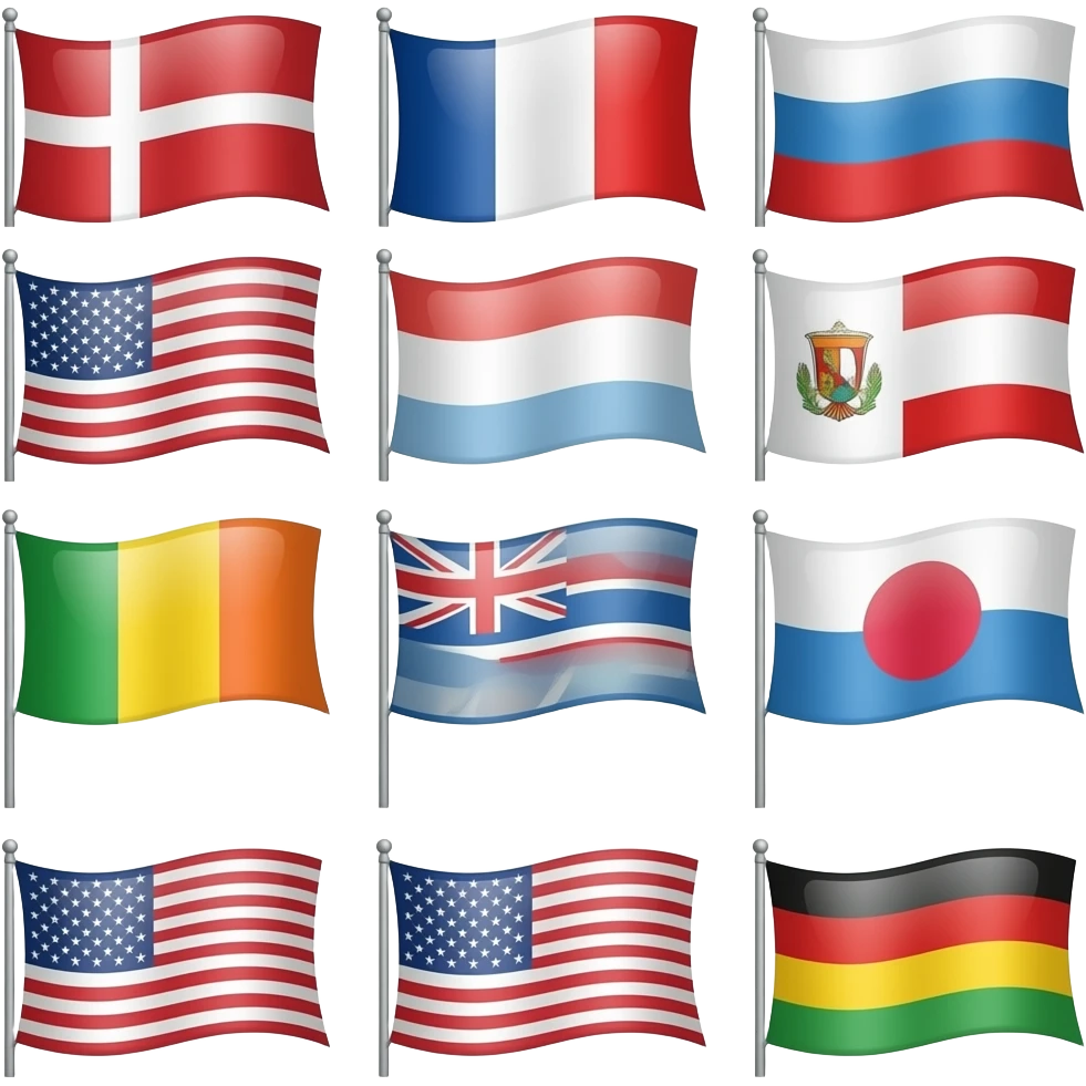 languages with flags emoji