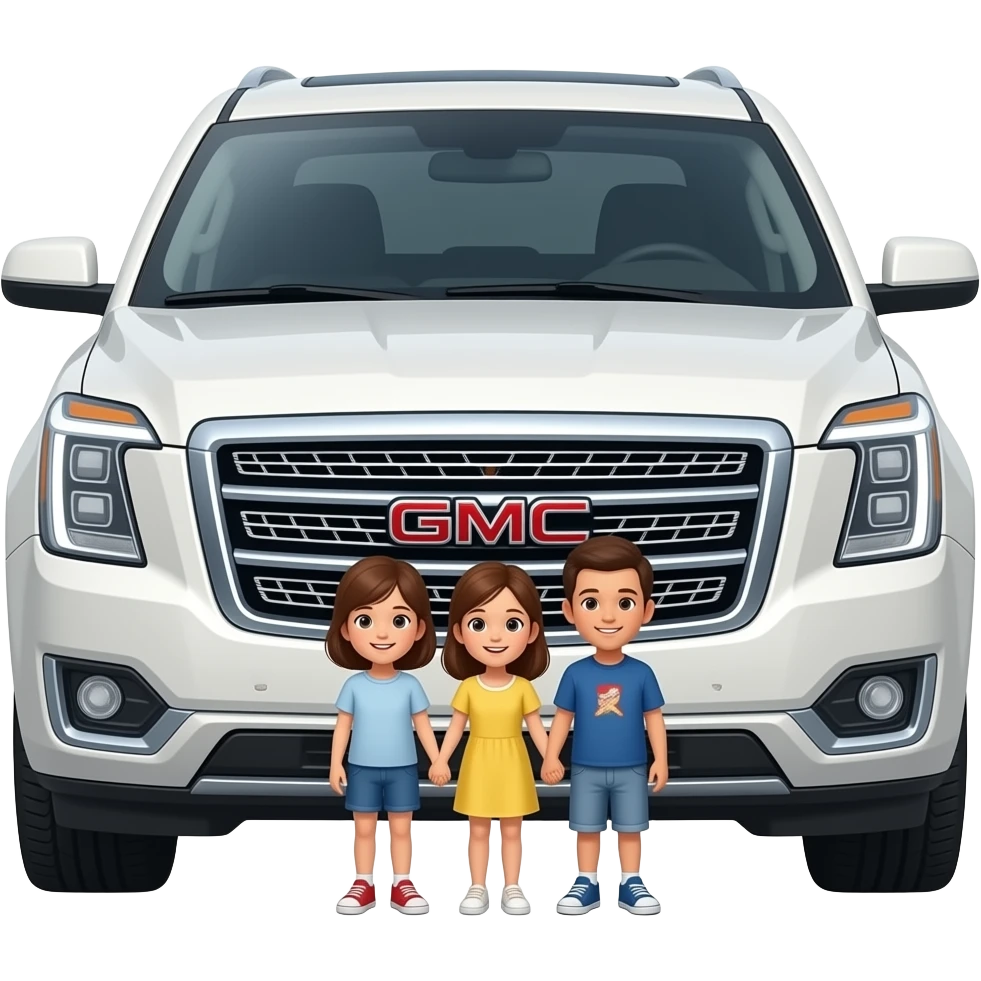 Family travel GMC Yukon emoji
