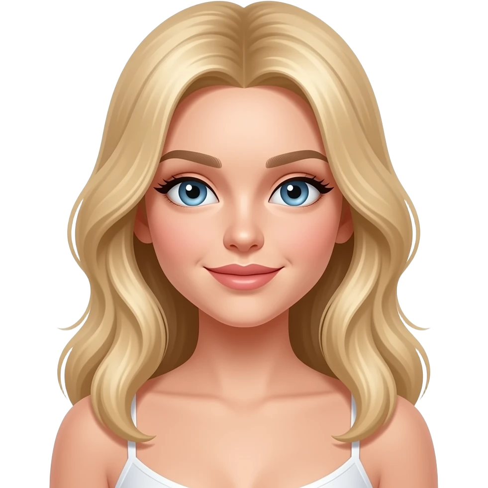 blondy girl sexy emoji