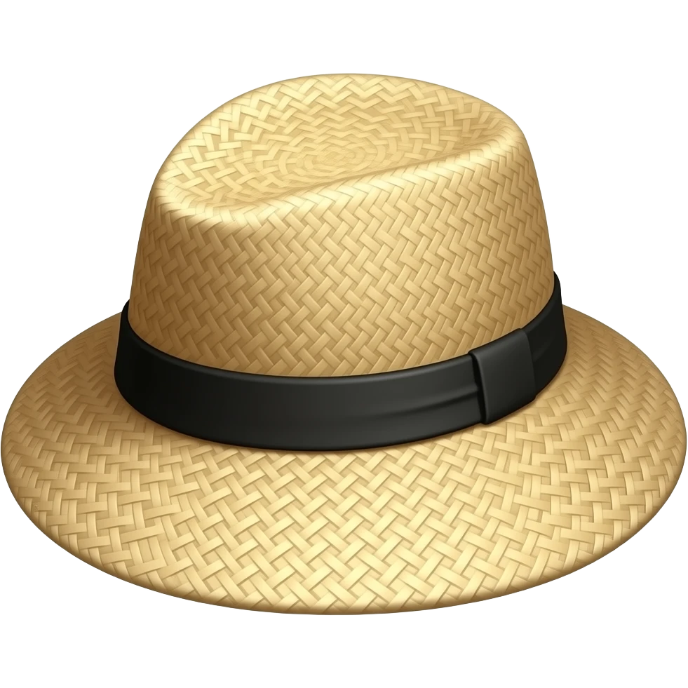 Straw hat emoji