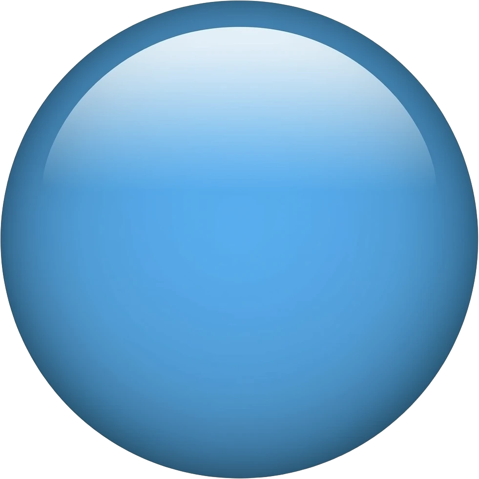 blue circle emoji