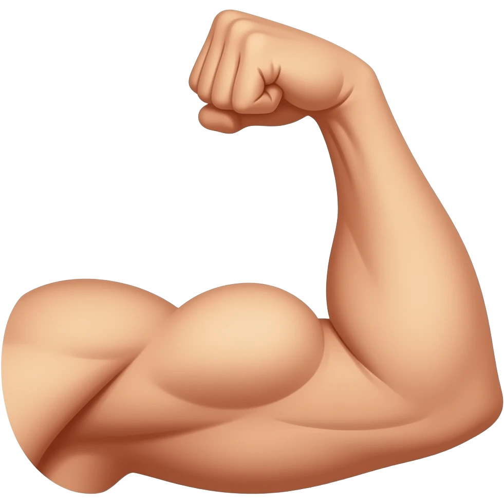 arm muscles emoji