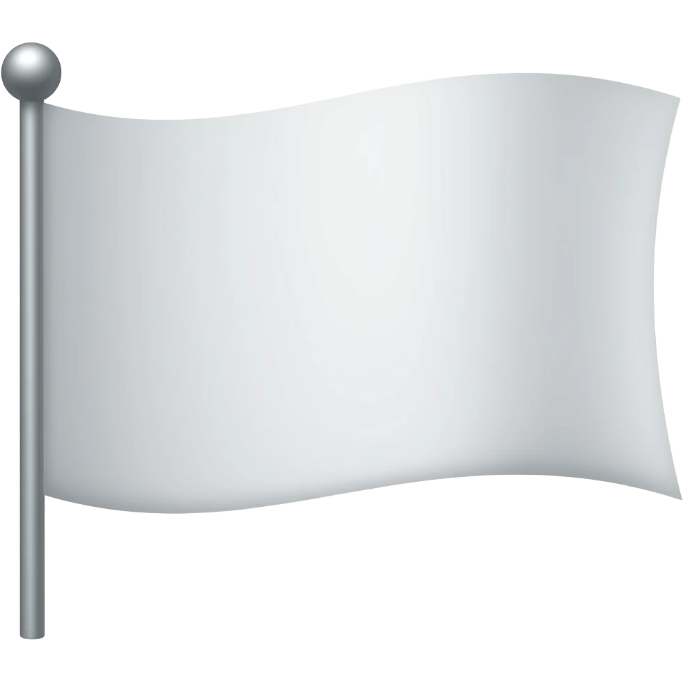 White flag emoji