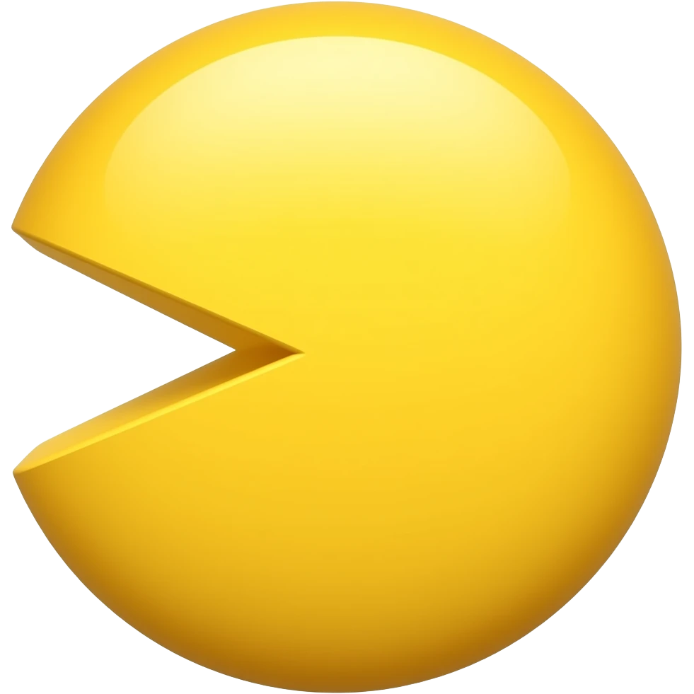 PACMAN NOT GHOST emoji