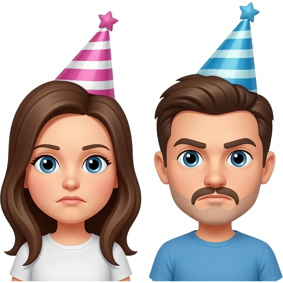🥳😒این دو تا رو ترکیب کن emoji