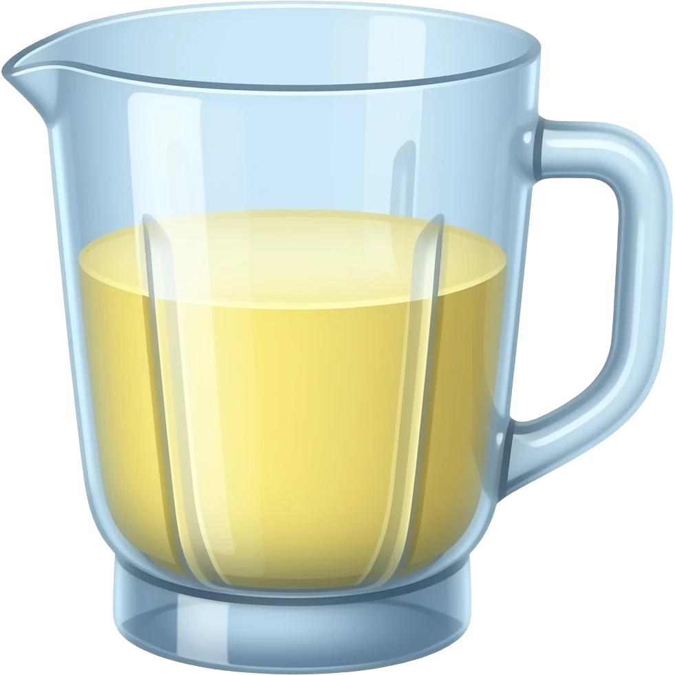 Create an блендер с начинкой смузи из банана emoji