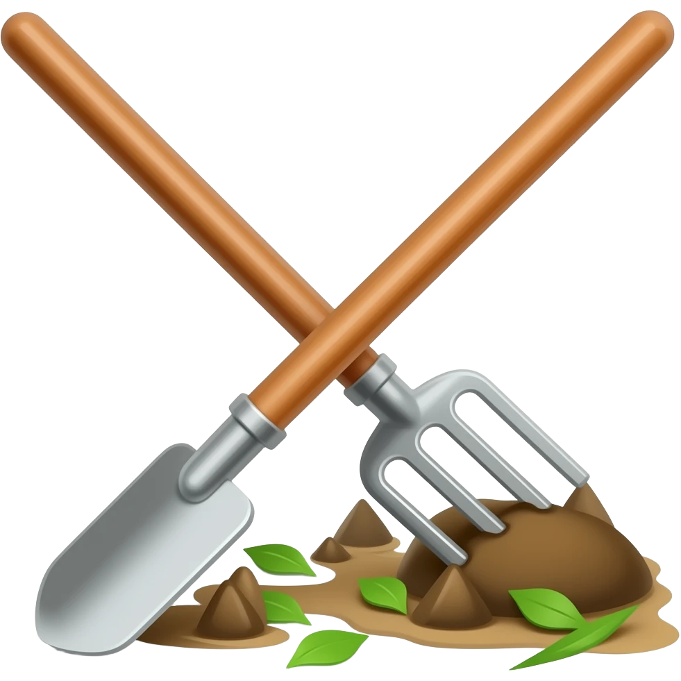 manure fork emoji