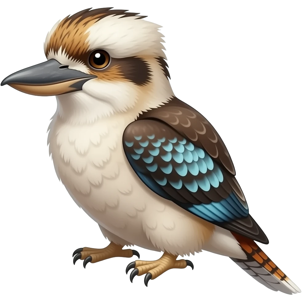 Laughing kookaburra emoji