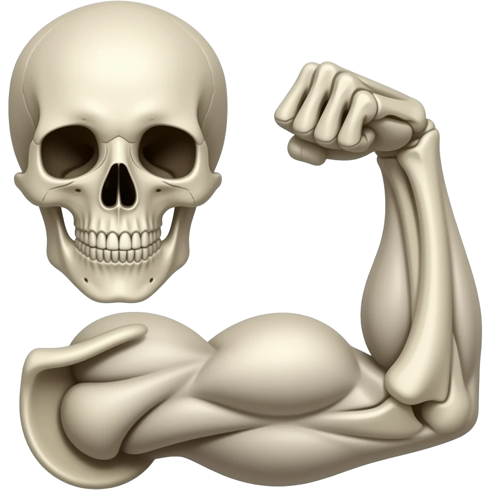 💀+💪 emoji