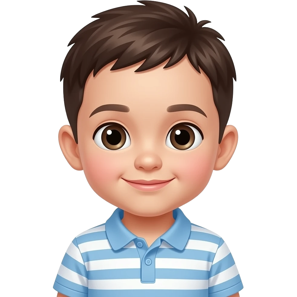 a cute baby boy emoji