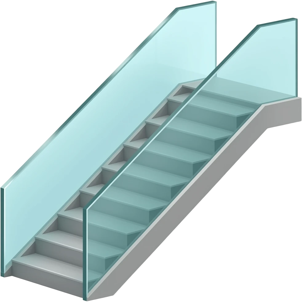 just glass staircase emoji