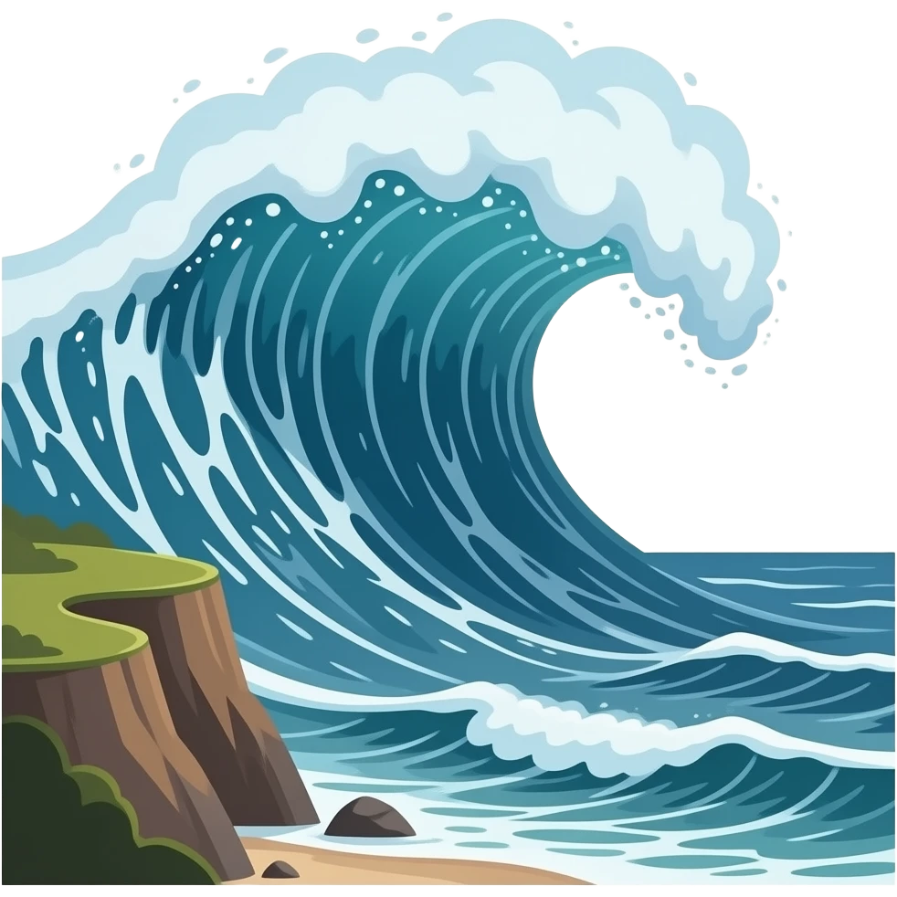 Tsunami emoji