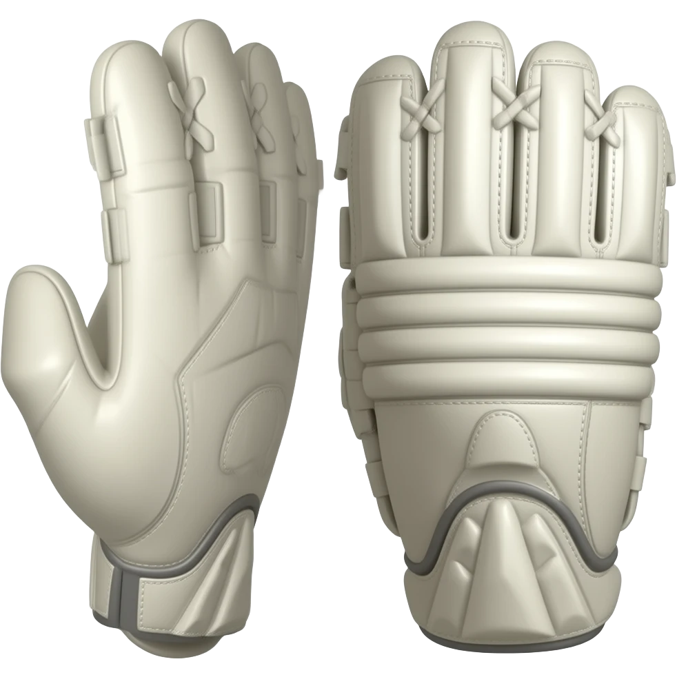 Cricket wicket keeper gloves emoji