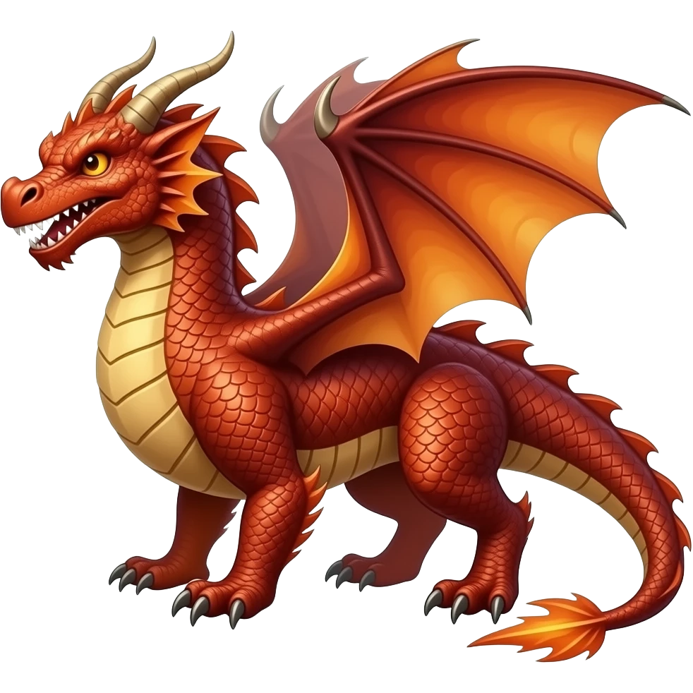 3 Head Targaryen dragon simple emoji