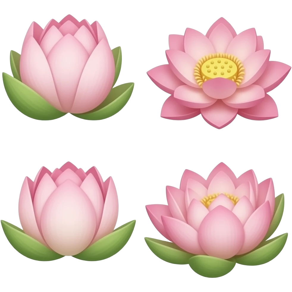 лотосы emoji