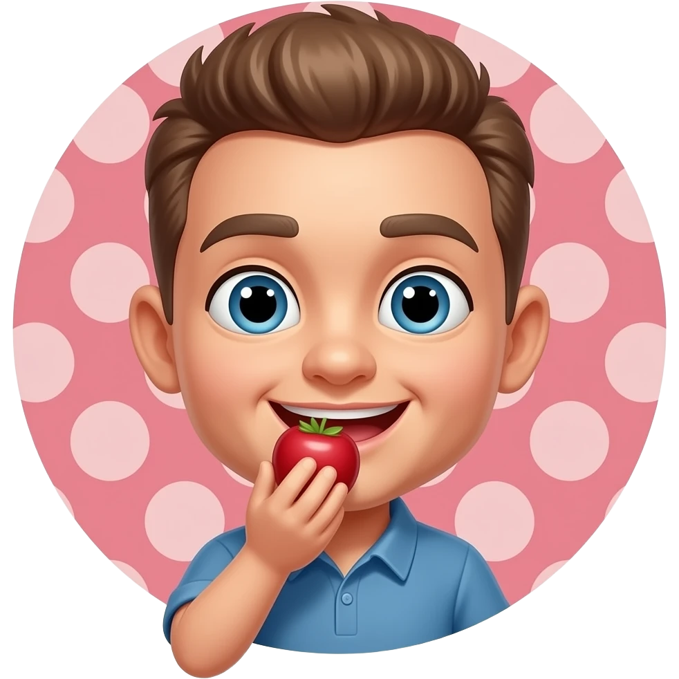 Human eats Redberry emoji