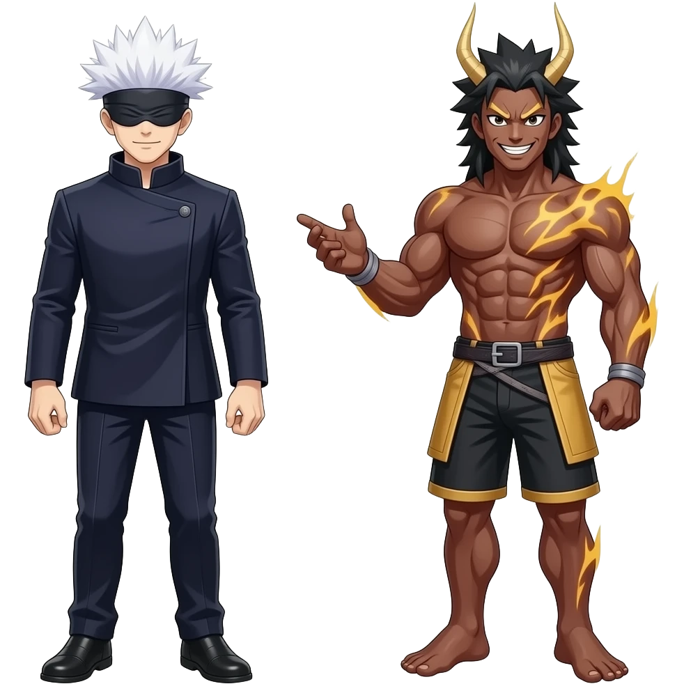 Gojo vs sukna emoji