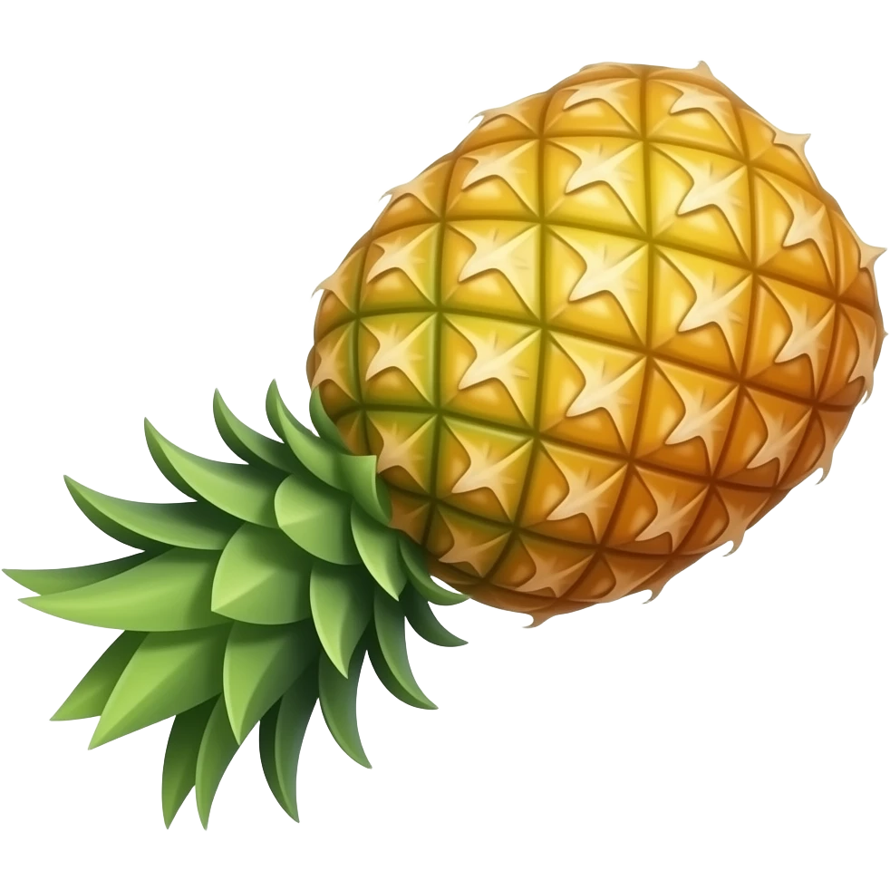 I want to create a emoji of a upside down pineapple emoji