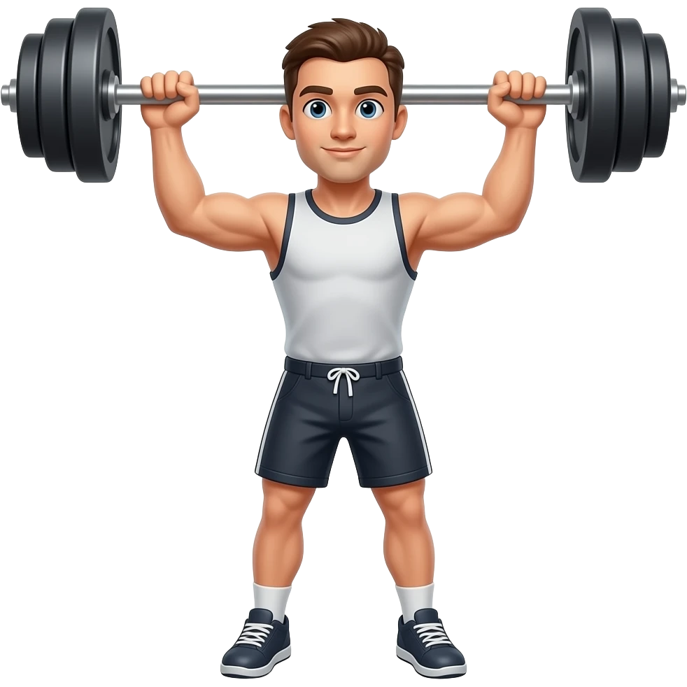 Man Lifting Weights emoji