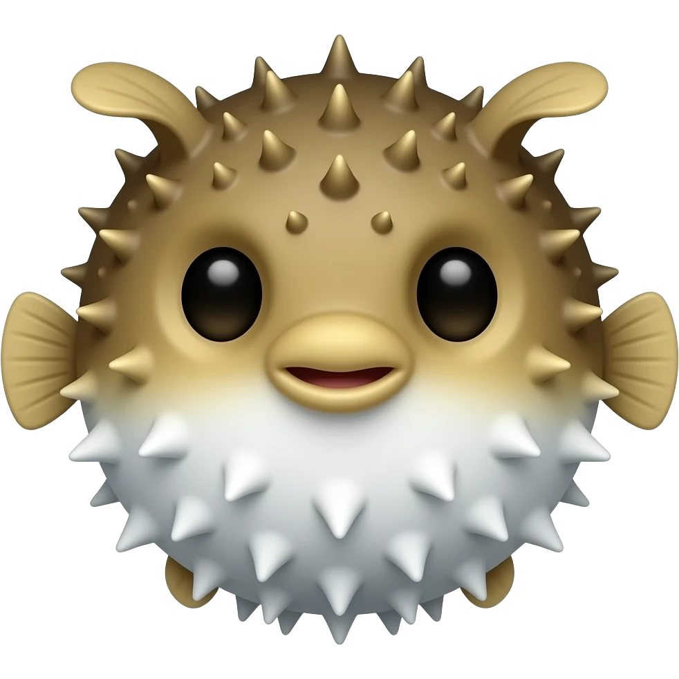 cute Puffer fish emoji