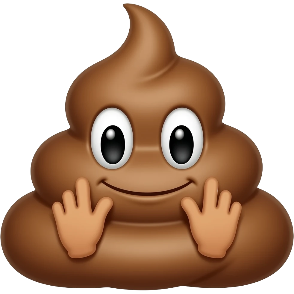 milei pooping emoji