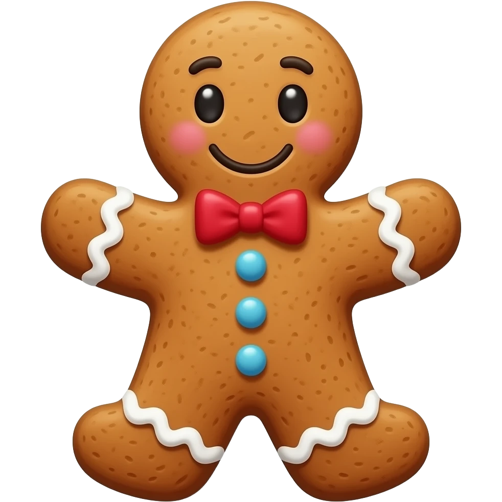 gingerbread emoji